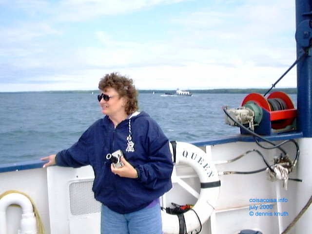 Sherri on the Ferry