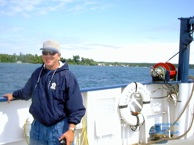 Gary on the ferry