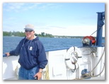 Gary on the ferry