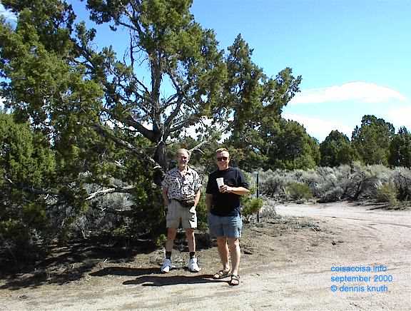 Dennis and Erv in the desert