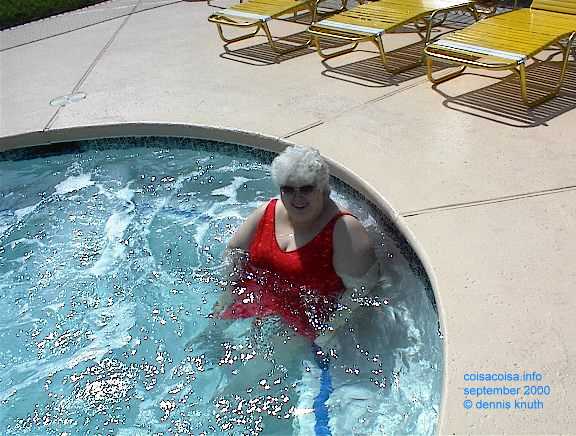 Gloria in the Jacuzzi