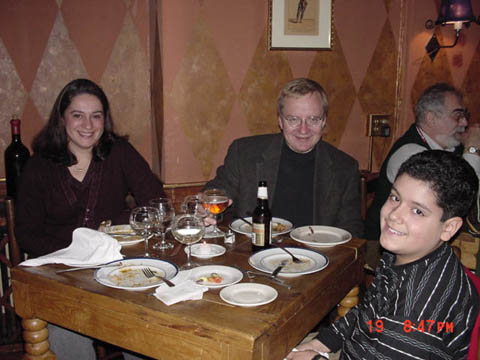 Dennis and Raphael at Christmas