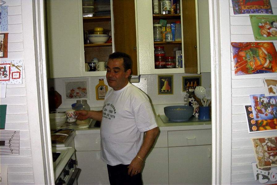 Helton in the kitchen