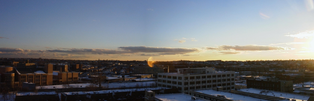 Elmhurst New York Sunset December 31 2000