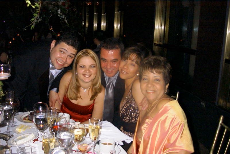 Wanderson, Roseangela, Helton, Nilza, and her daughter