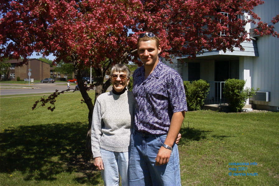 Justin Moore and Emogene May 12, 2001