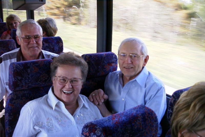 Jean Strauch and her husband