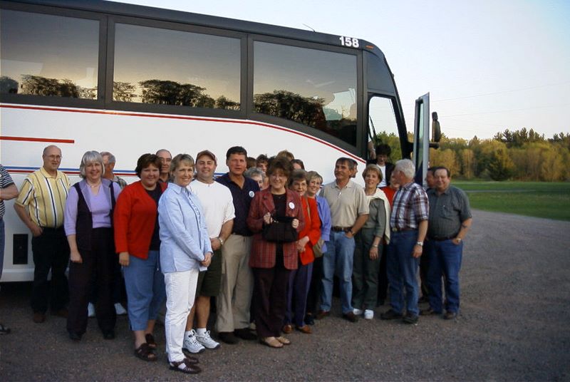 The group exiting the bus part 2
