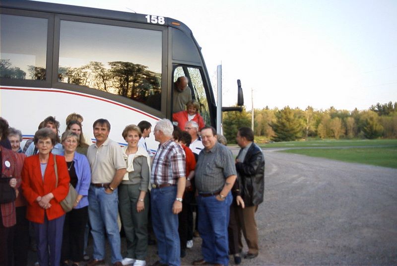 The group exiting the bus part 3