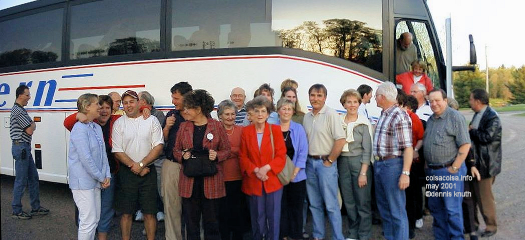Peggy's 50th Birthday Busload panorama