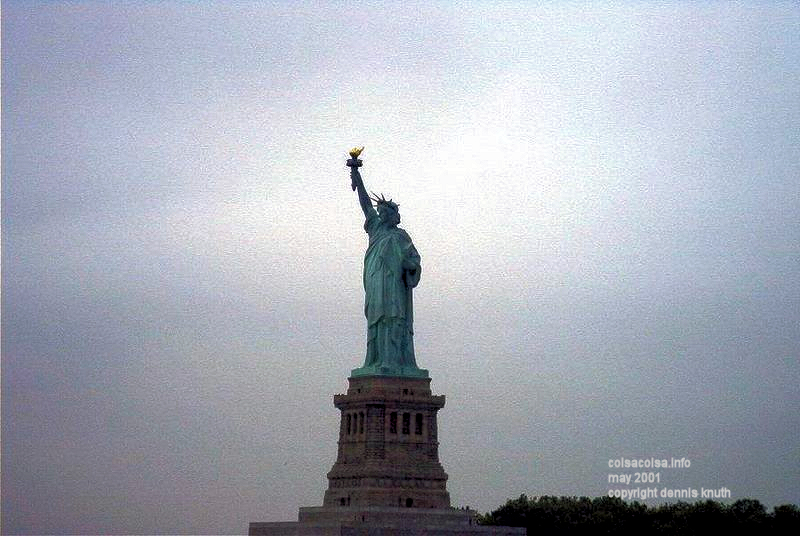 Approaching the Statue of Liberty