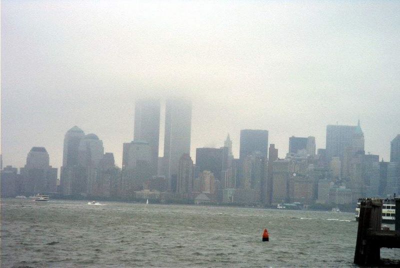 Trade Centers from the Staten Island Ferry