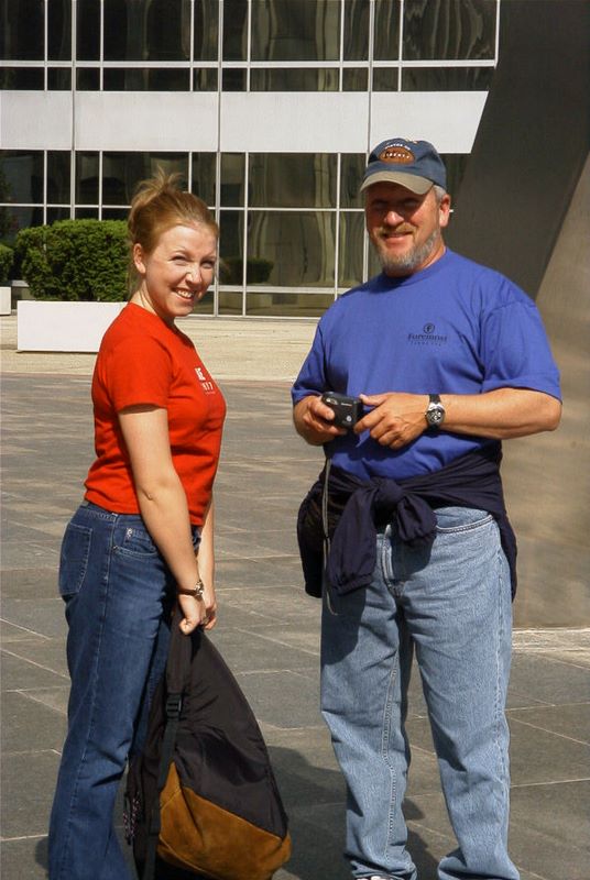 World Trade Center Plaza with Gary and Kaydi