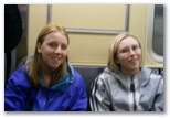 Kaydi and Kelli First Subway ride