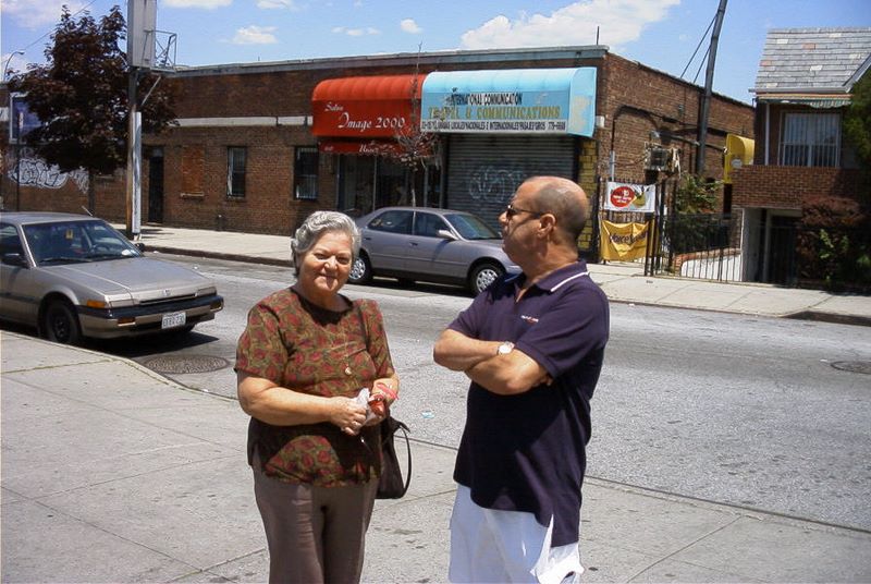 Marco and Dona Norma his mother