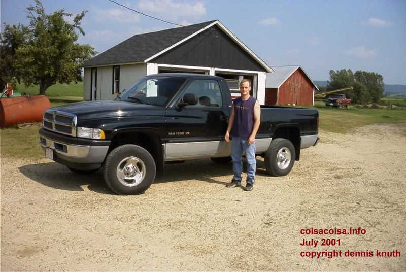 Nathan shows his truck