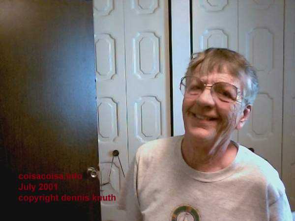 Mom at her home in Eau Claire