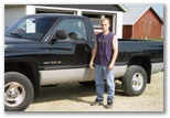 Nathan Models his truck