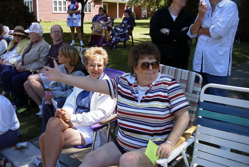 Nancy Randall and best friend Marsha