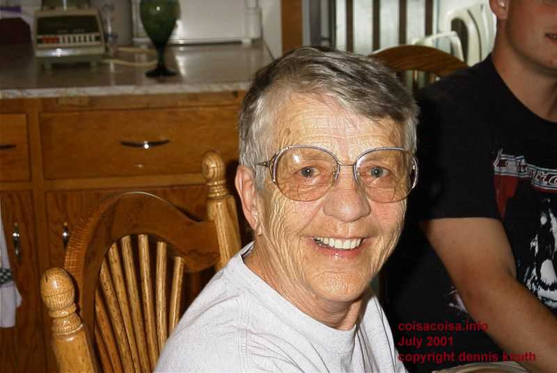 Emogene looks good at 77