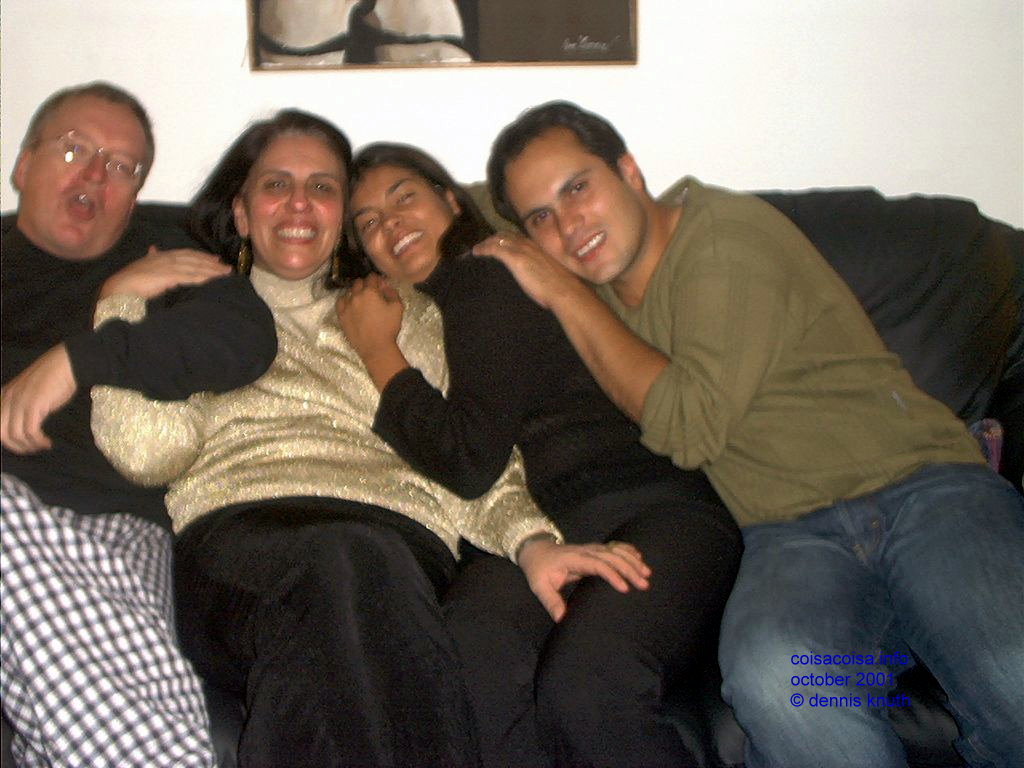 Vivianne and Paplo Goofing off to relax