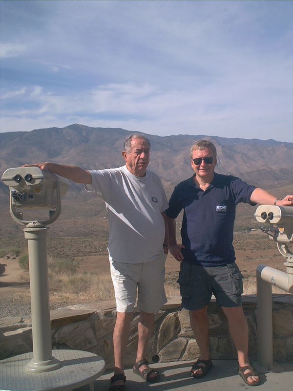 At the canyon lookout