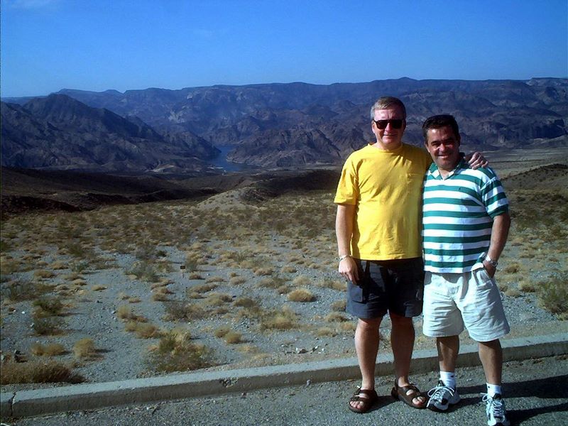 Colorado River View from the Desert in Arizona