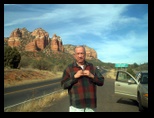 November 2001 - In Arizona and Nevada on the Way to Las Vegas - Mucio in Sedona