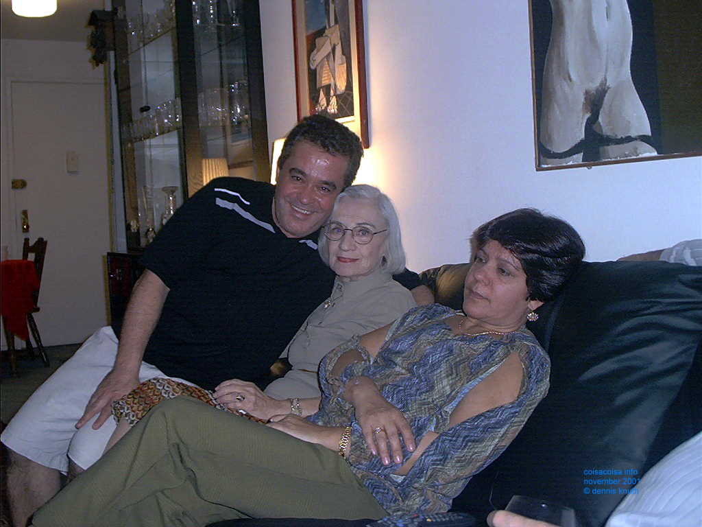 Heloisa, Olga and Helton on Thankgiving