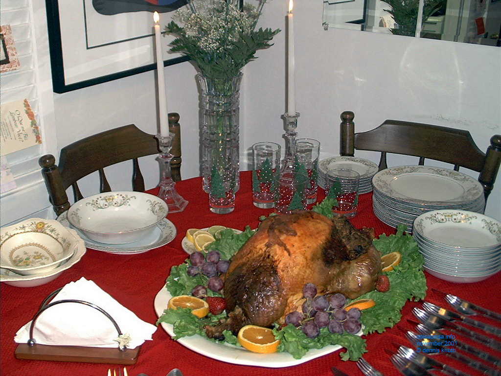 Helton and Dennis's turkey presentation 2001