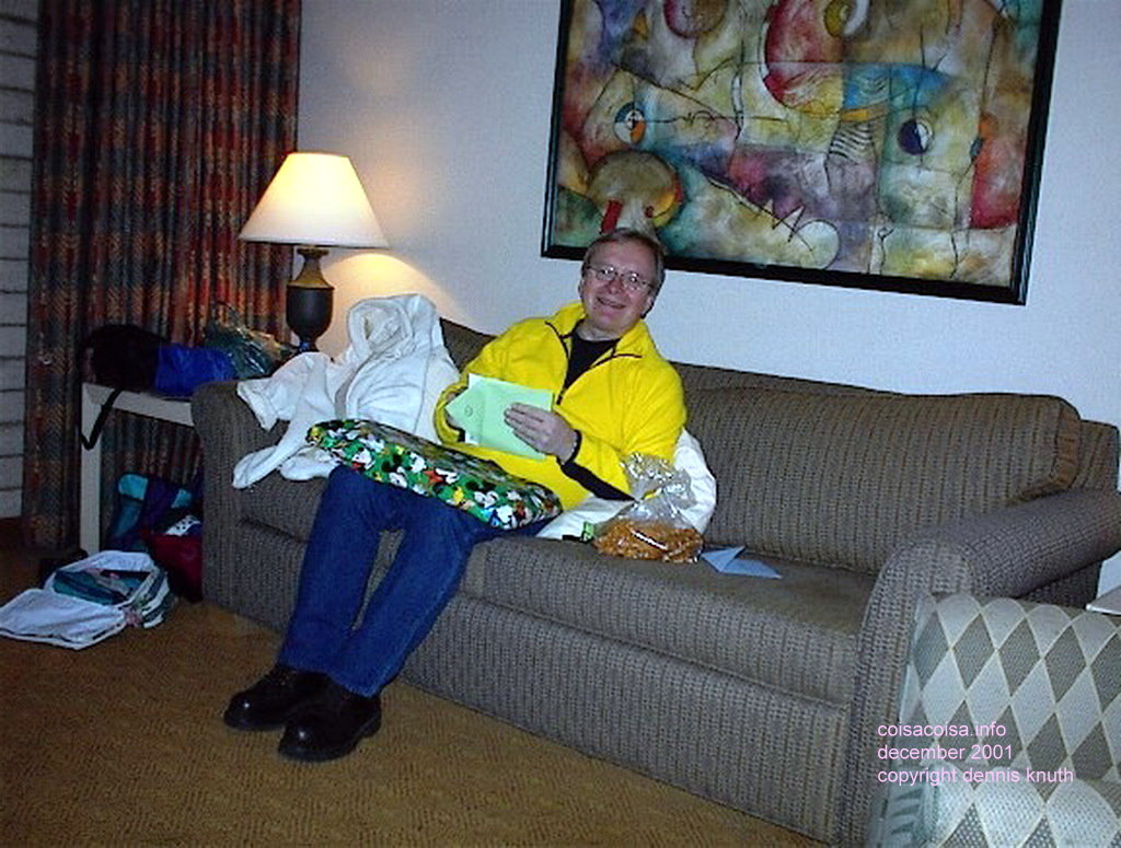 Dennis Knuth Opening Gifts