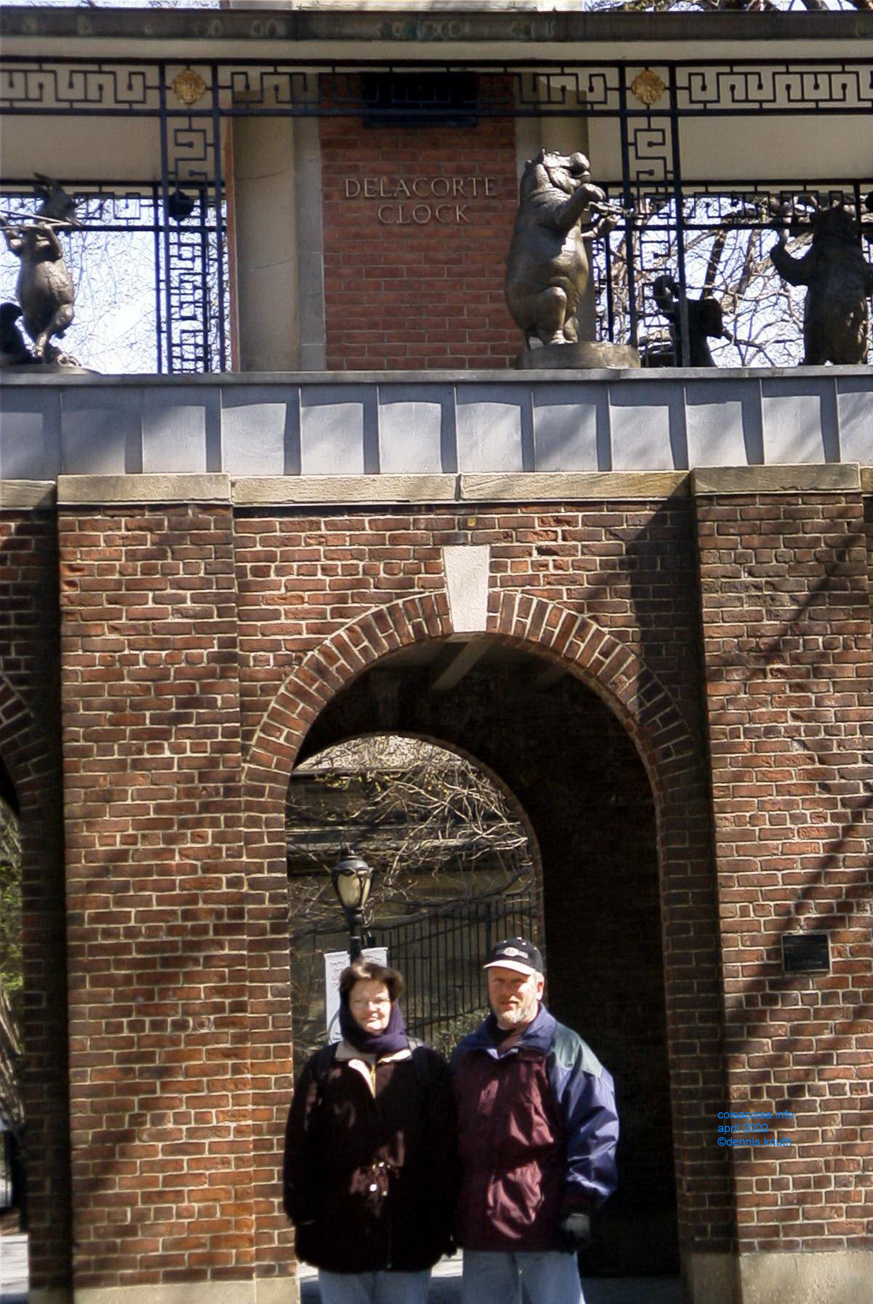 Arches in the park at the zoo