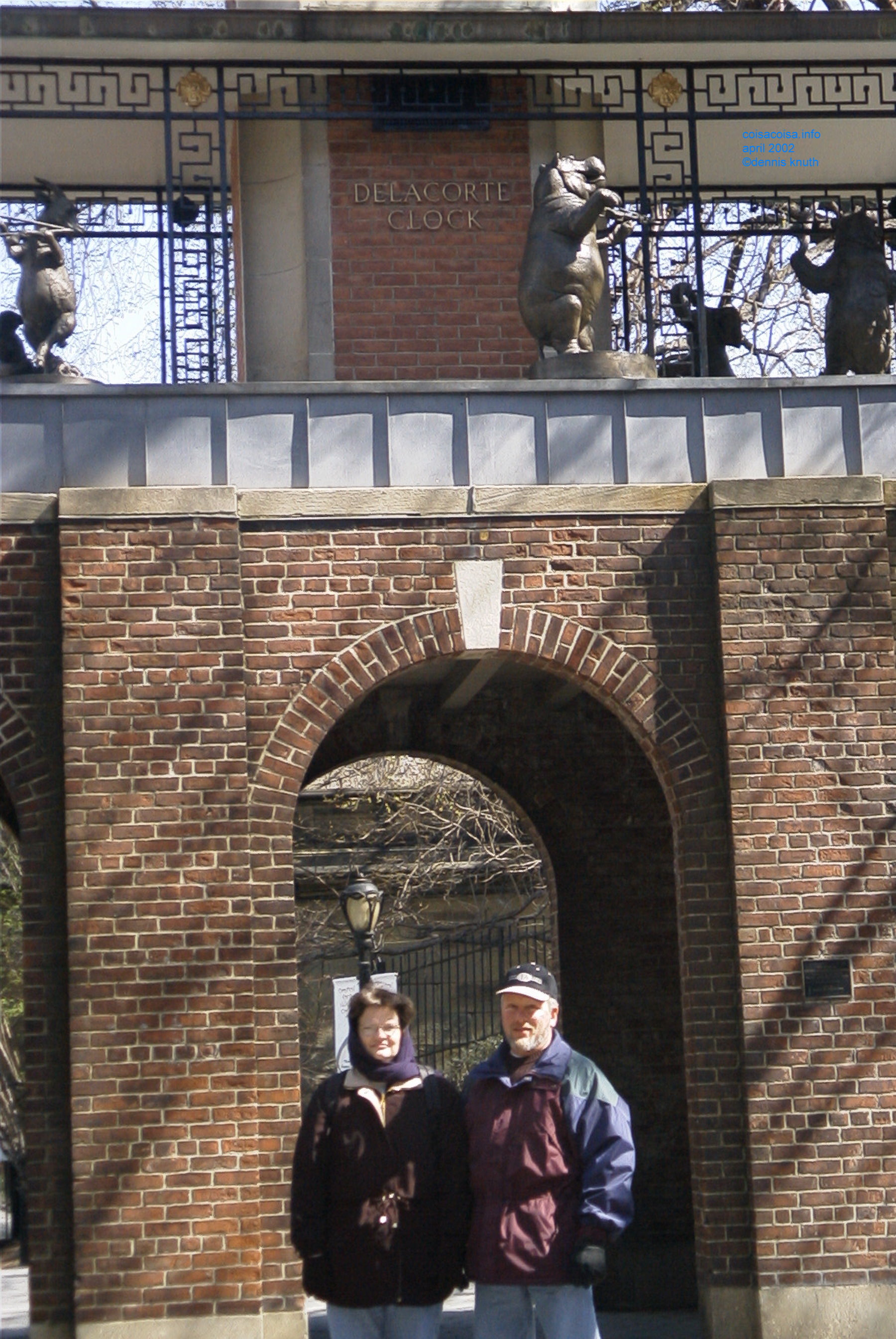 The Delecorte Clock with Gary