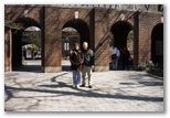 The arches at the Delecorte Clock in the Central Park Zoo