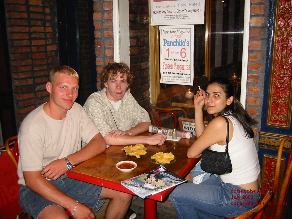 Friends at Panchitos Restaurant in NY