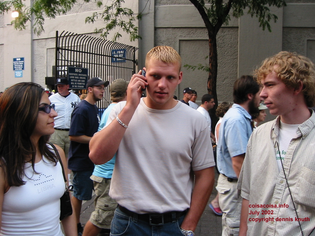 Justin makes a phone call