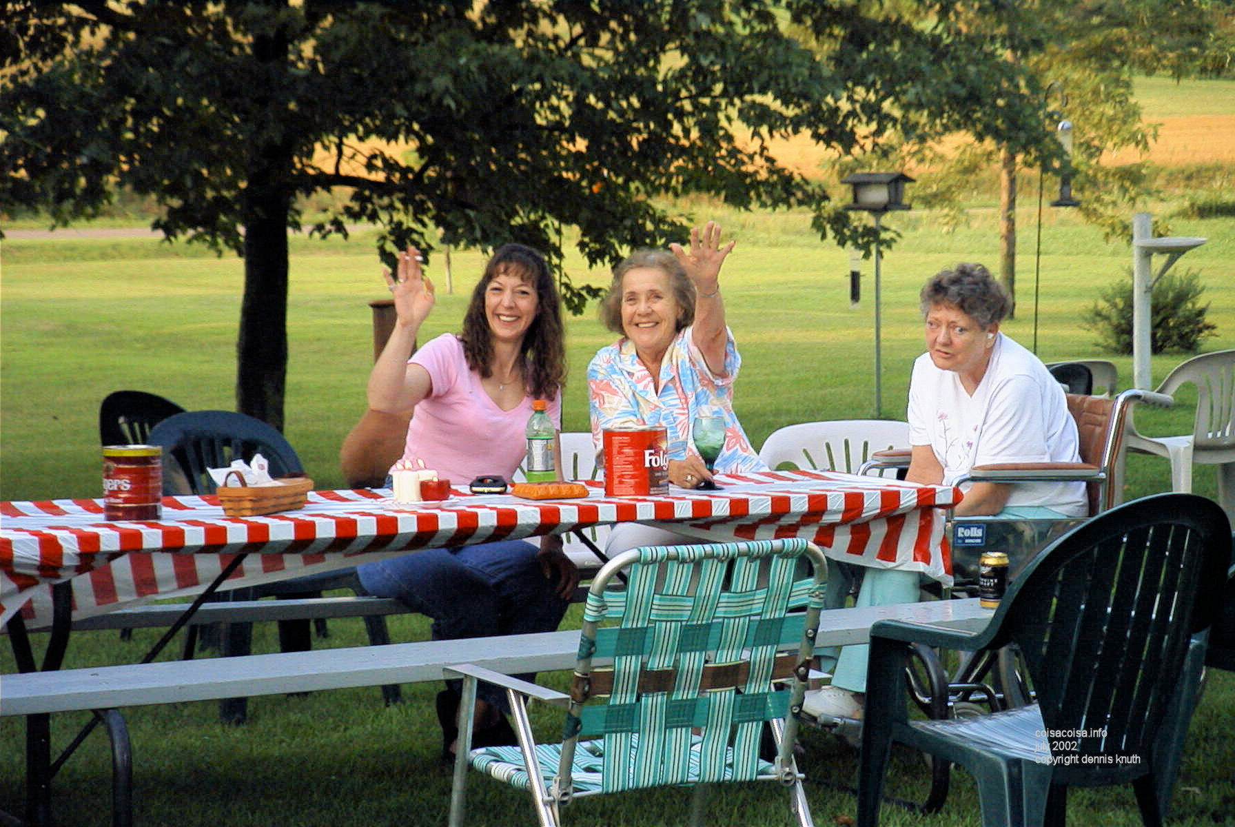 Ann Biesecker Delores Grams Yannone and Norma Grams Wheeler