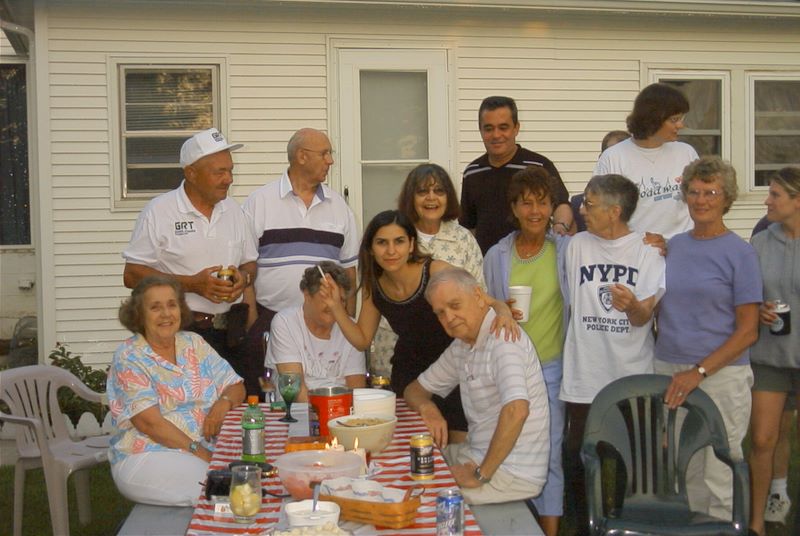 The Grams Family getting read for a photo