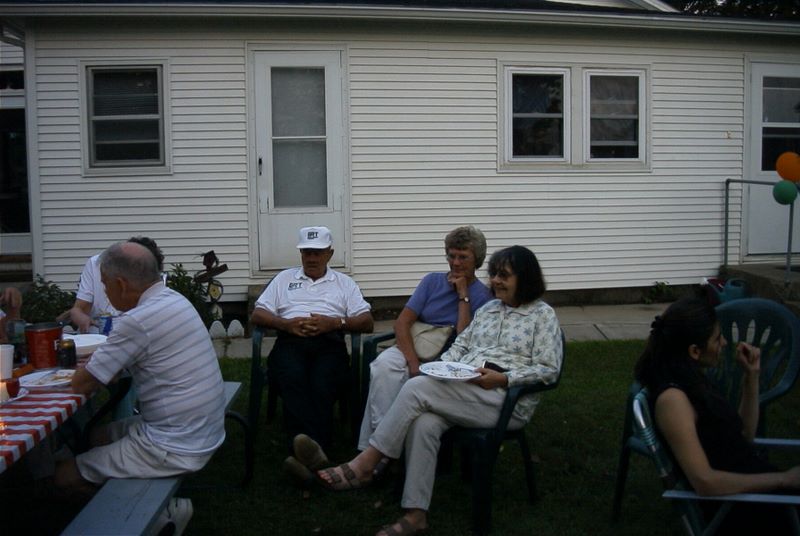Grams Relaxing as nightfall descends