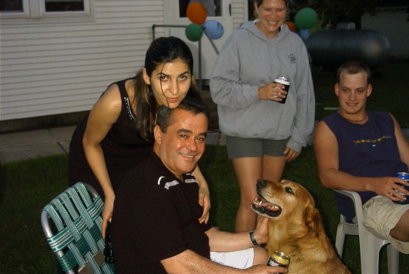 Silesia Helton and Toby with Kelly and Nathan