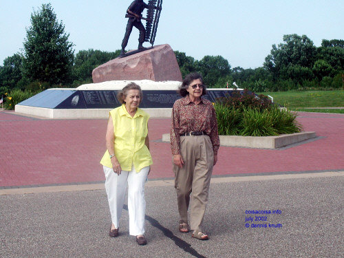 Sisters Elvera Grams Biesecker and Delores Grams Yannone