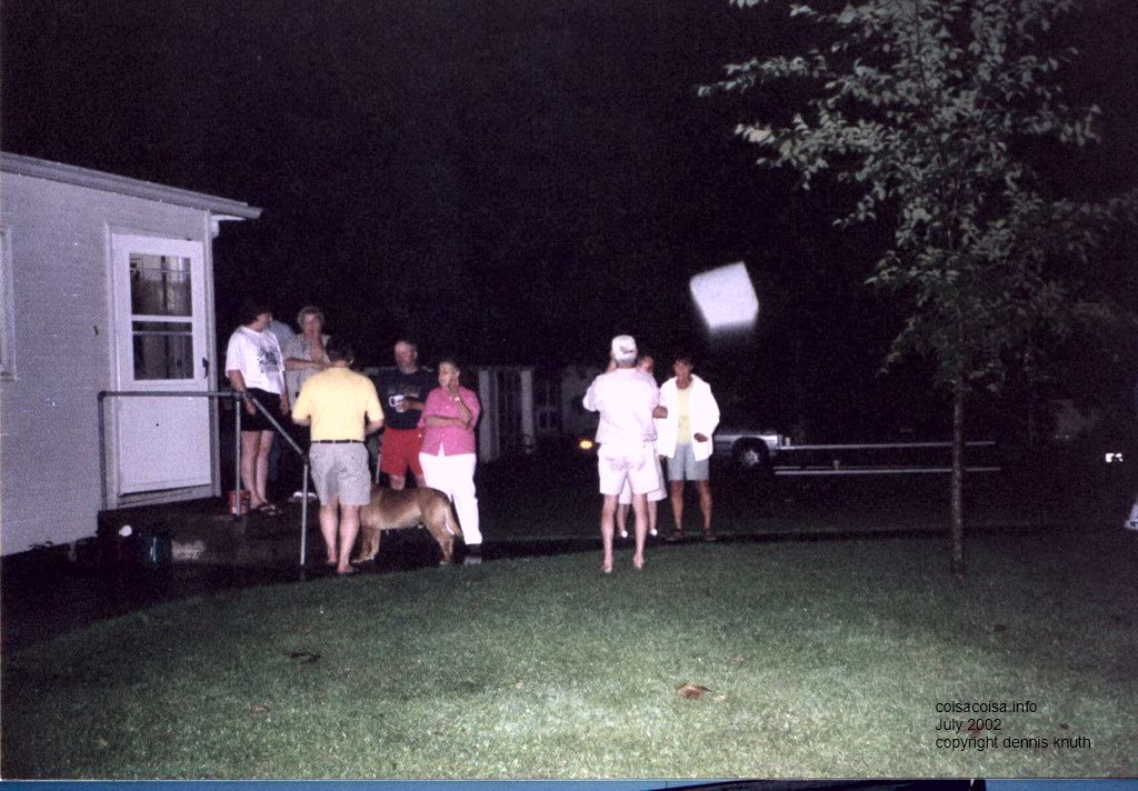 Birthday gathering in the night