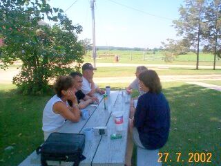 Talking in the early afternoon