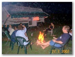 RV bonfire