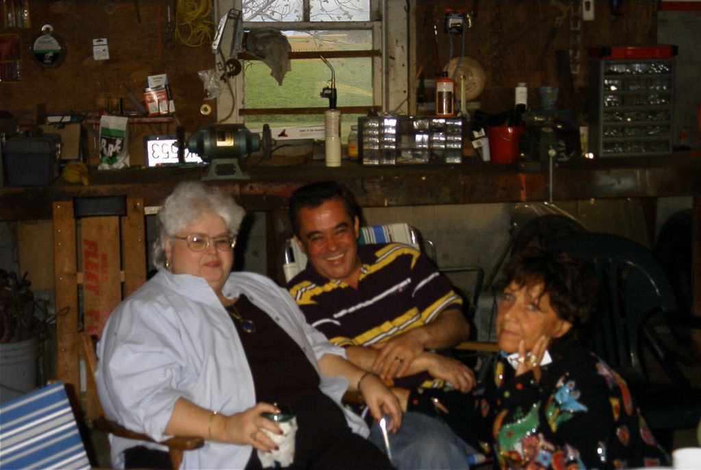 Gloria and Helton laugh at Jeanette