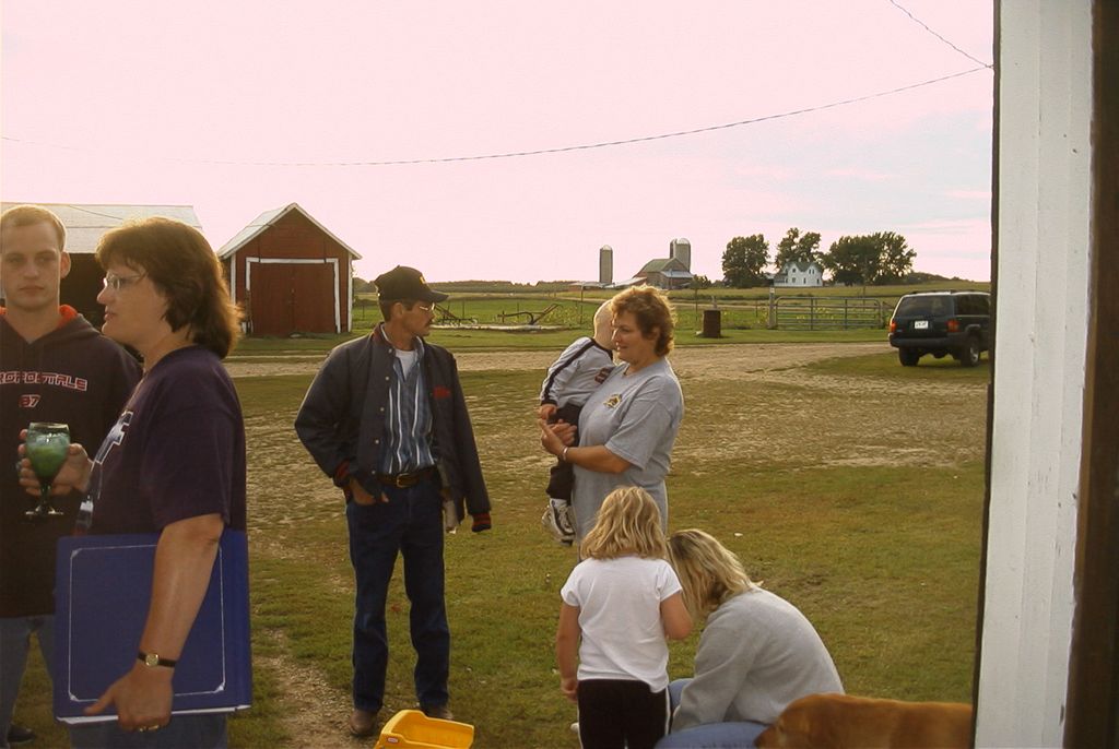 The party starts as the sun sets in Durand Wisconsin