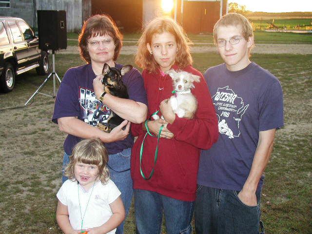 Sherri, Ann Biesecke's daughter and boyfriend, and Kelsey