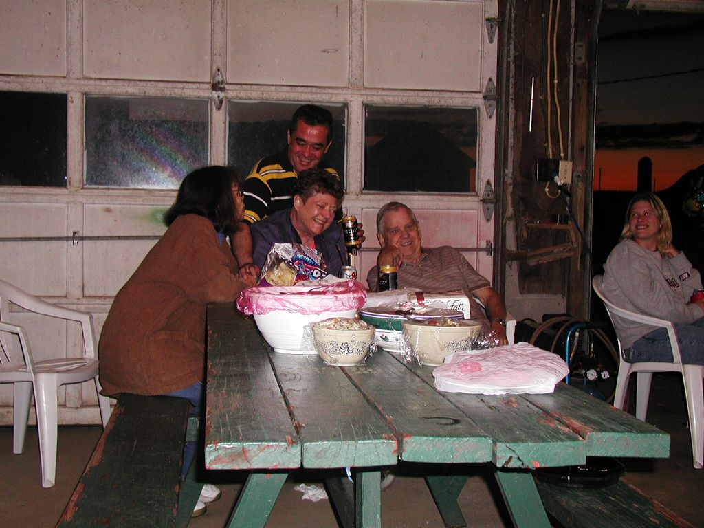 The garage was a little warmer