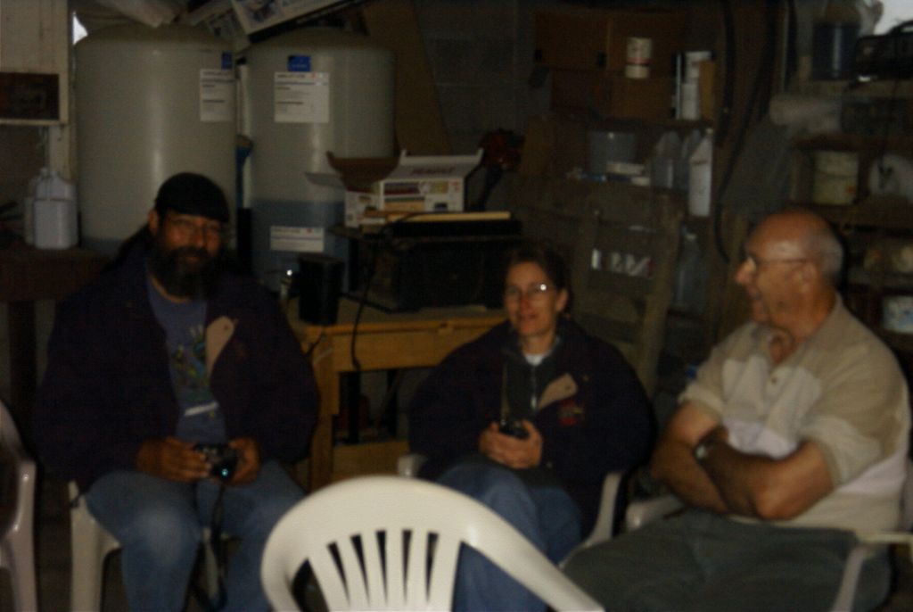 Mr and Mrs Russell Biesecker with father Donald Biesecker
