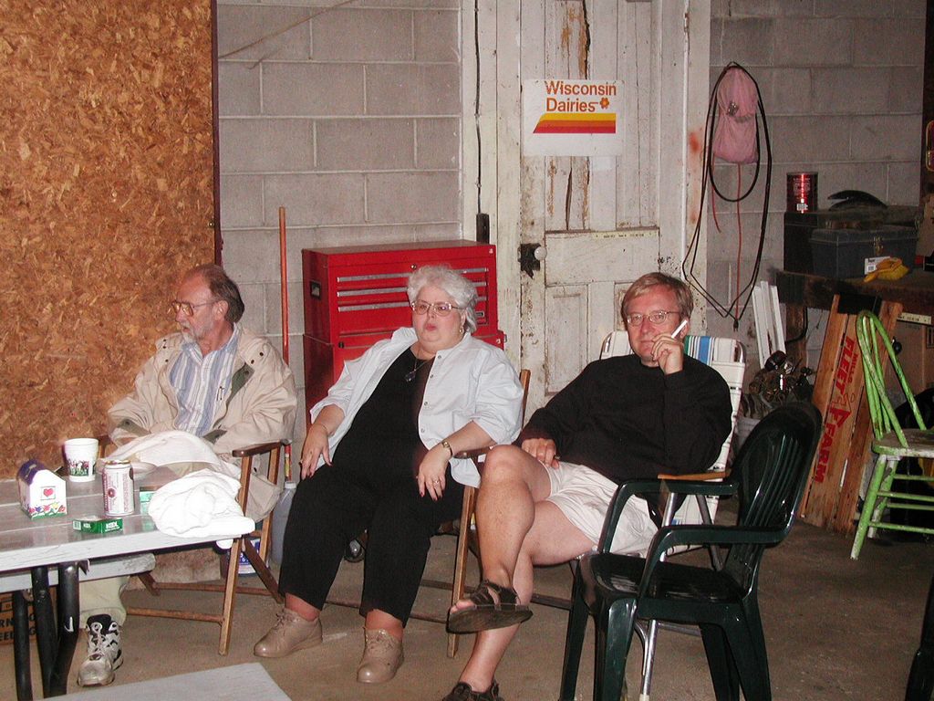 Erv Goller, his wife Gloria and Dennis